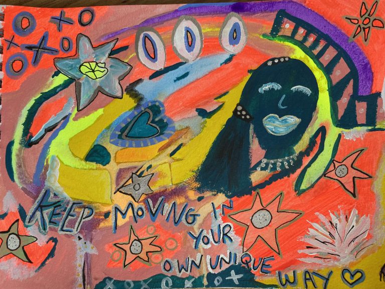 Abstract art example