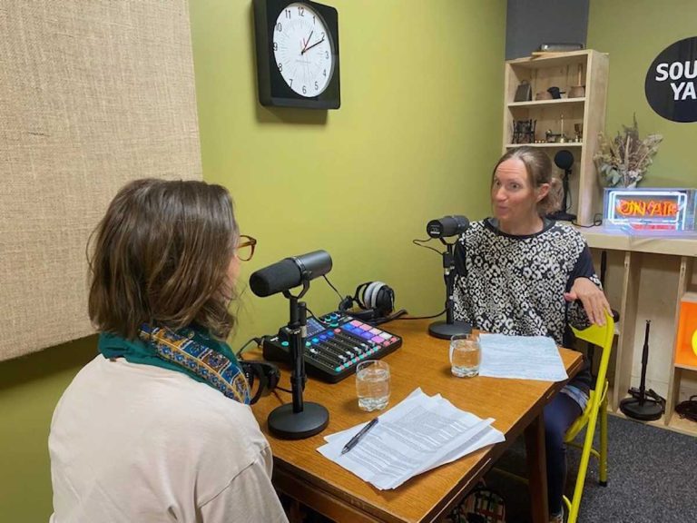 Mel on podcast